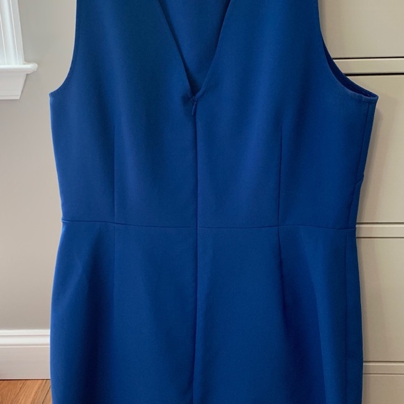 Royal blue Jcrew size 12 sleeveless dress - Picture 2 of 4